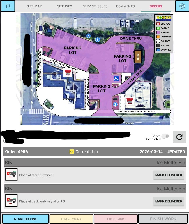 tablet site map tool