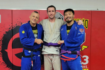 getting a purple belt